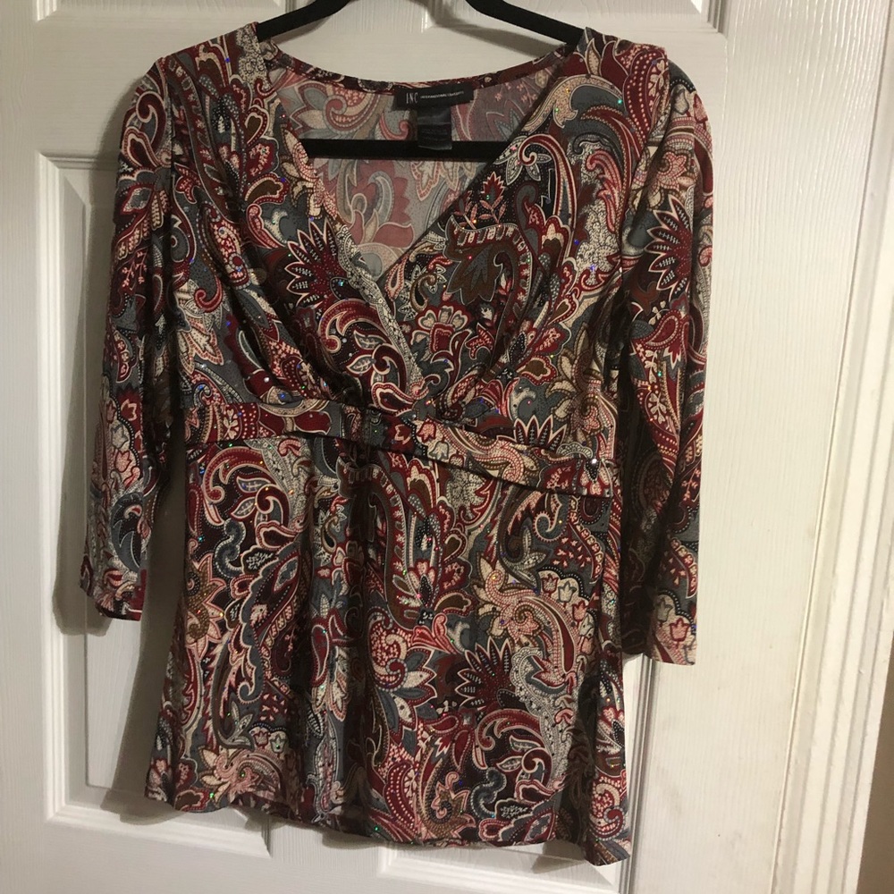INC INTERNATIONAL CONCEPTS BLOUSE